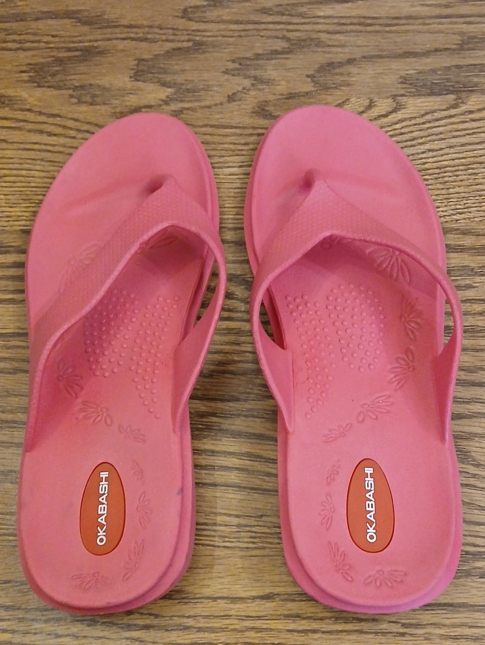 Okabashi Pink Women's Lightweight Flip Sandals